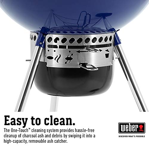 Weber® Master-Touch Charcoal Grill, 22-Inch, Deep Ocean Blue