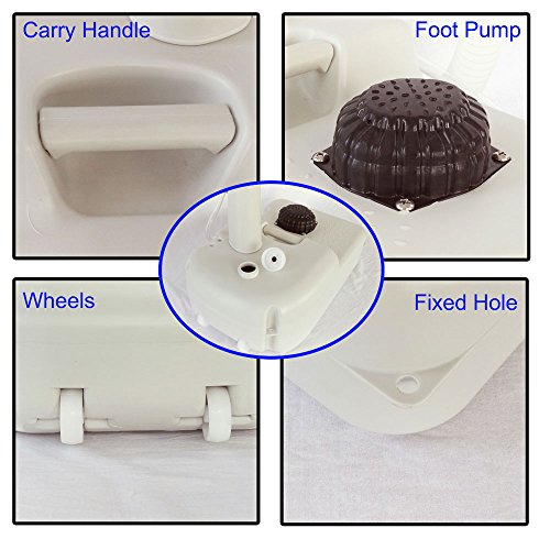 Portable Camping Sink with Towel Holder & Soap Dispenser, Portable Sink Camping Hand Washing Station Hand Wash Basin Stand with Rolling Wheels for Outdoor Events, Gatherings, Worksite, Camping
