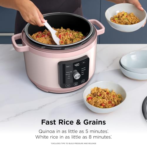 Ninja® HyperHeat™ 9-in-1 Pressure Cooker, 6.5-qt, Rose Quartz, PC201PK