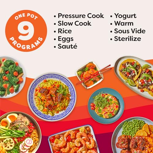 Instant Pot Duo Plus 9-in-1 Multicooker, Pressure Cooker, Slow Cook, Rice Maker, Steamer, Sauté, Yogurt, Warmer & Sterilizer, Includes App with Over 800 Recipes, Stainless Steel, 6 Quarts