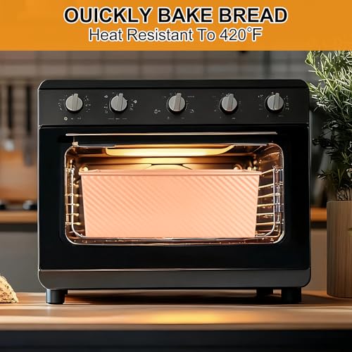 XIRUOXINKEMAO 2 PCS Pullman Loaf Pan With Lid, 2.2 LB/1 LB Sandwich Bread Loaf Pan, Non-Stick Bread Loaf Baking Pan With Lid, for Baking Bread, Sandwiches and Toast