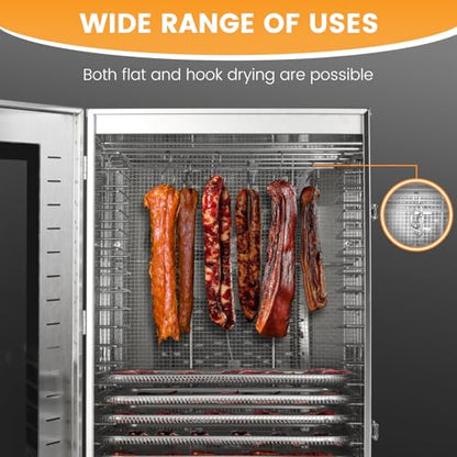 Commercial Food-Dehydrator Machine 16 Trays 27.28ft² Large Food Dryer 1500W