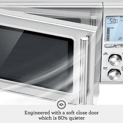 Breville BMO850BSS Smooth Wave Microwave Oven, Brushed Stainless Steel
