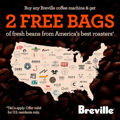 Breville Luxe Drip Coffee Machine BDC465BSS, Brushed Stainless Steel, Thermal Carafe