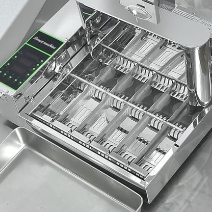 Kolice Commercial 2600pcs/hour Mini 6 Rows Donut Machine, Frying Doughnut Machine, Donut Maker, Street Food Snack Food Equipment, Auto counting, turning
