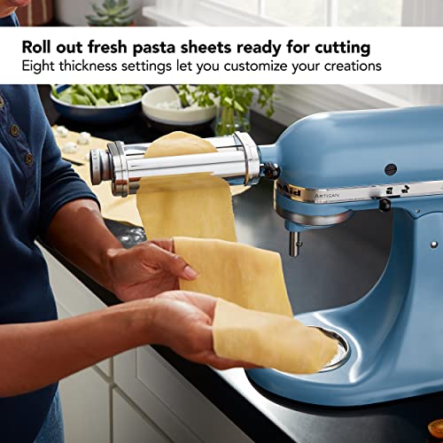 KitchenAid KSMPSA Pasta Roller Attachment, Silver, 1'