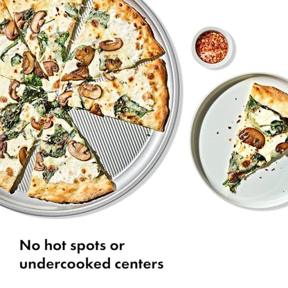 OXO Good Grips Non-Stick Pro Clear Coated Metal Bakeware Pizza Pan, Baking Sheet