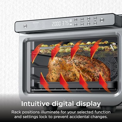 Ninja Prestige Smart XL Countertop Oven, 10-in-1, Stainless Steel, DT501