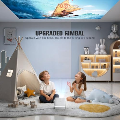 VOPLLS Mini Projector with Wifi and Bluetooth