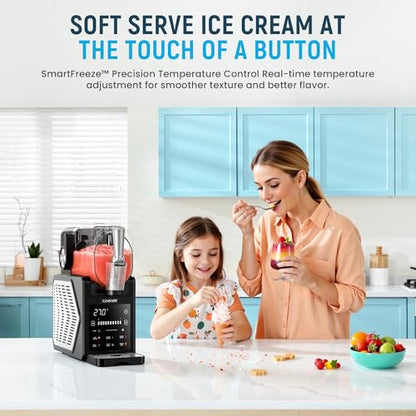 Slushie Machine, 85OZ Ice Cream Maker, Smart Frozen Drink Maker, 6 Presets
