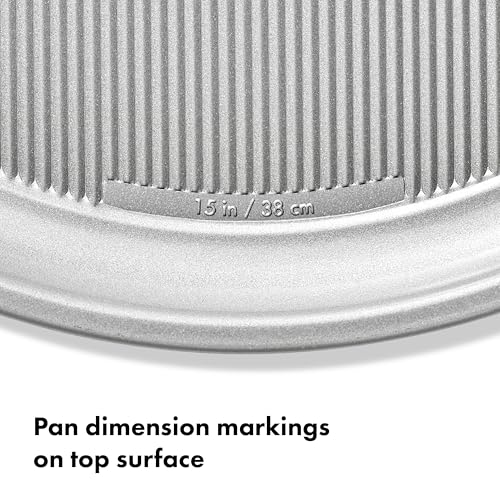 OXO Good Grips Non-Stick Pro Clear Coated Metal Bakeware Pizza Pan, Baking Sheet