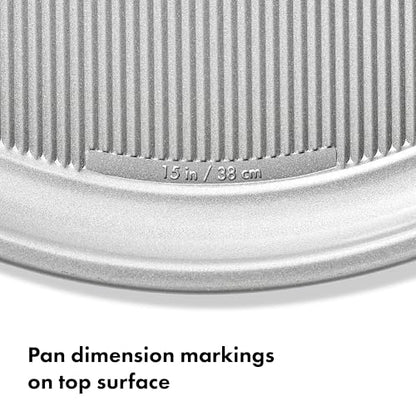OXO Good Grips Non-Stick Pro Clear Coated Metal Bakeware Pizza Pan, Baking Sheet