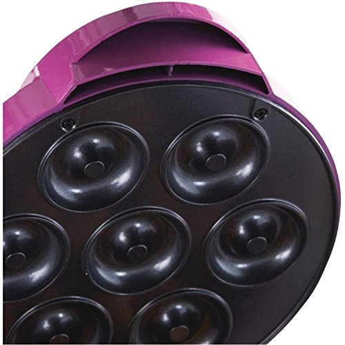 Brentwood TS-250 Mini Donut Maker Machine, Non-Stick, Pink
