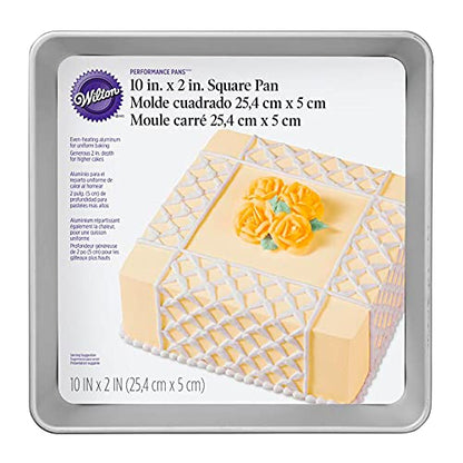 Wilton 2105-8213 Performance Pans 12 Inch Cake Pan, Square