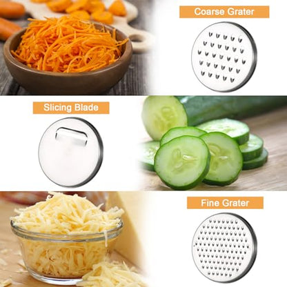 GreatChef Mixing Bowls Stainless Steel Set of 9-1.5, 3.0, 5QT Bowl and Graters, with Airtight Lids, Non-slip Base, Metal Nesting, Storage, Salad, Baking, Elegance in Every Mix & Serving