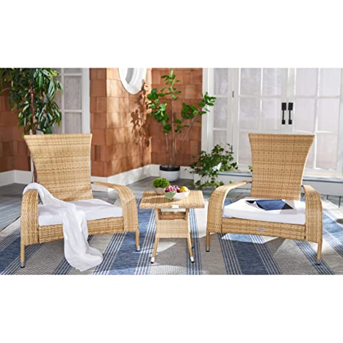 SAFAVIEH Outdoor Edna 3pc 3-Piece Patio Sectional Sofa Set, 19.7" PAT7719D