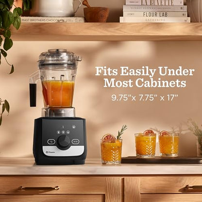 Vitamix Ascent X3 Blender with Three Blending Programs, Self-Cleaning Program, Professional-Grade Blender for Smoothies, Soups and More, Stainless-Steel Blades, 48 Oz Container, Shadow Black