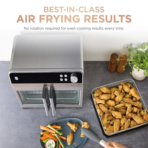 Ninja French Door Premier Air Fry Oven, 10-in-1, 20.3 Qt, Stainless, FO101