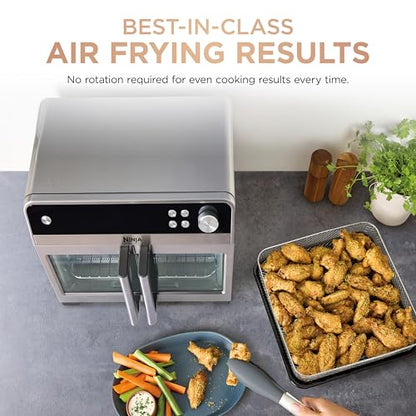 Ninja French Door Premier Air Fry Oven, 10-in-1, 20.3 Qt, Stainless, FO101