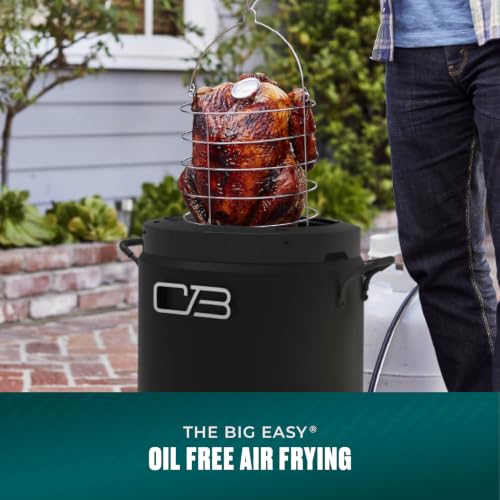 Charbroil The Big Easy Oil-Less Turkey Fryer | Outdoor Air Fryer | Propane Cooker, Black - 24102165