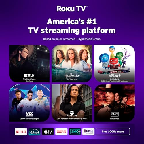 Aurzen Roku TV Smart Projector with Wifi and Bluetooth, D1R Cube Roku Streaming Experience Built-in, Sealed Optical Engine, 1080P FHD, DoIby Audio, Portable Mini Projector for Home/Outdoor Movies
