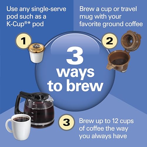 Hamilton Beach FlexBrew Trio 2-Way Drip & Single Serve Coffee Maker