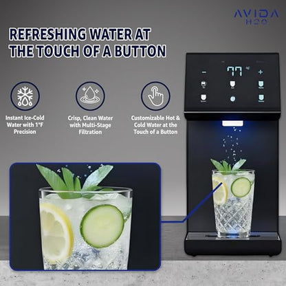 Avida H2O Ultra Instant Hot & Cold Water Dispenser, Black