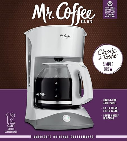 Mr. Coffee® Simple Brew 12-Cup Switch Coffee Maker