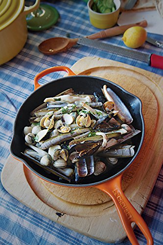 Le Creuset Enameled Cast Iron Signature Iron Handle Skillet, 9", Flame