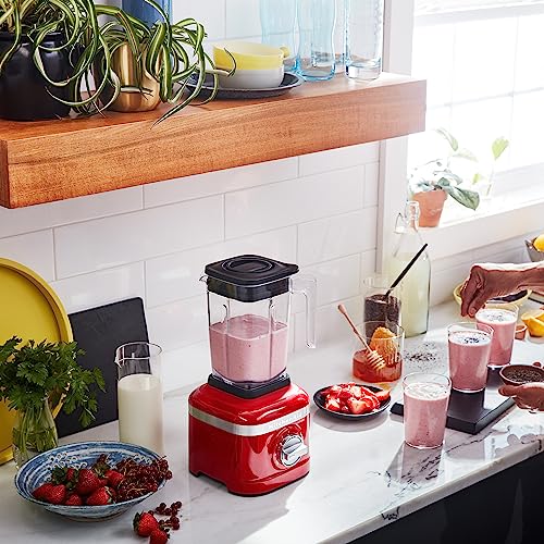 KitchenAid K150 3 Speed Ice Crushing Blender with 2 Personal Blender Jars - KSB1332Y - Passion Red