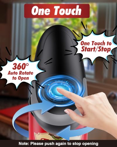 Hands Free Battery Operated Can Openers for Seniors with Smooth Edge