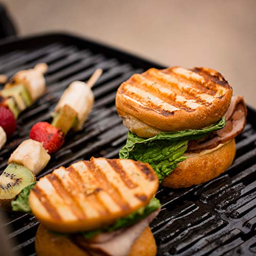 Weber Q1200 Liquid Propane Portable Gas Grill, Red – 1‑Burner Travel and Camping Grill with Cast‑Iron Grates & Electronic Ignition (8,500 BTU Burner)
