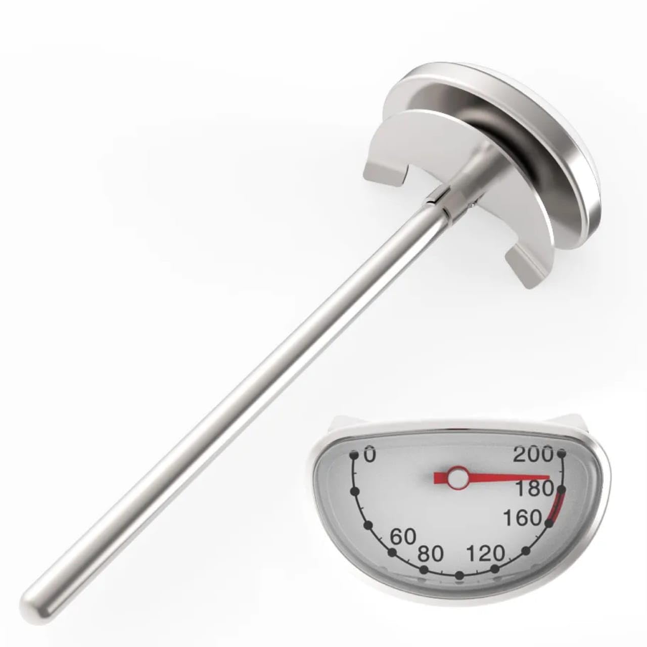 Deep Fry Thermometer with Instant Read – Waterproof Digital Cooking Thermometer for Oil, Meat, BBQ, and Baking – Long Probe for Safe and Accurate Temperature Readings