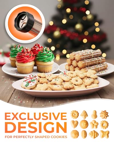 KneadEat Premium 68pc Churro Maker - Spritz Cookie Press Gun Kit - Icing Gun. 12 Cookie and Churro Discs. 48 Icing Tips. XL Filler. Piping Bag. Brushes. For Churros, Cookies and Cake Decorating.