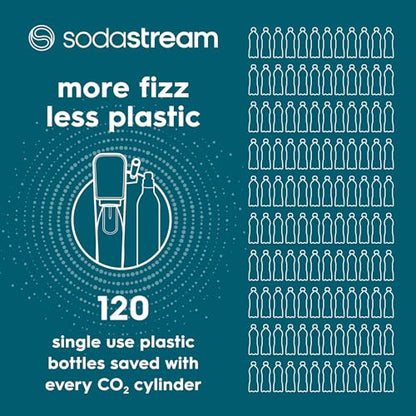 SodaStream Art Sparkling Water Maker (Black) with CO2 and Dishwasher Safe Bottle