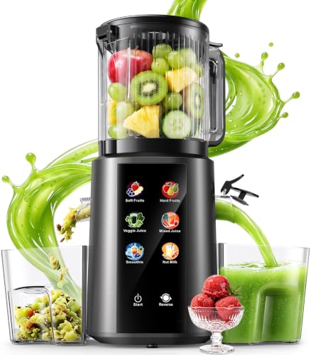 ONELIVE Cold Press Juicer Machine, 6.5" Wide Chute, 3L, Easy to Clean