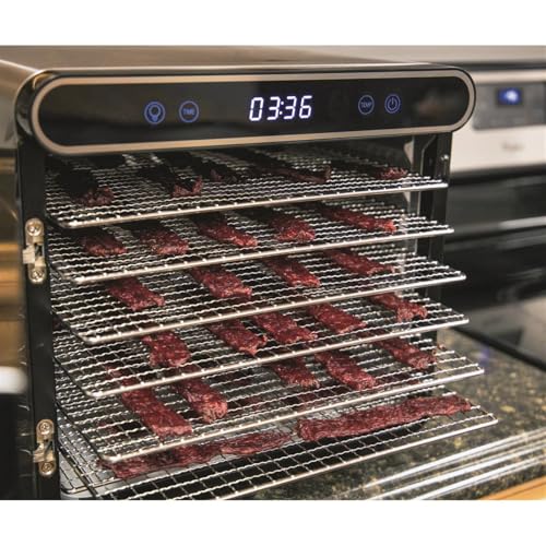 NESCO FD-7SSD Digital Food Dehydrator for Beef Jerky, Dried Fruit and Dog Treats, 7 Stainless Steel Trays, Silver