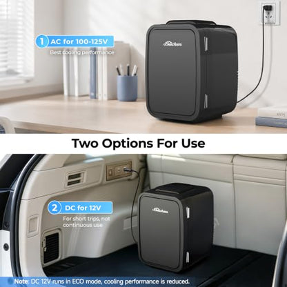 BEICHEN Mini Fridge 4 Liter Portable Compact Refrigerator