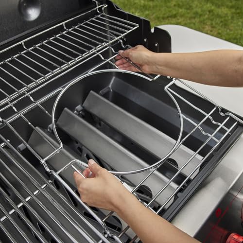 Weber Genesis S-335 Liquid Propane Gas Grill for Outdoor Cooking, Stainless Steel, 3 Burners and 1 Side Burner – Stainless Steel Cooking Grates, PureBlu Burners & Sear Zone