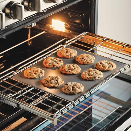 Farberware Insulated Nonstick Bakeware 14-Inch x 16-Inch Jumbo Cookie Sheet, Light Gray