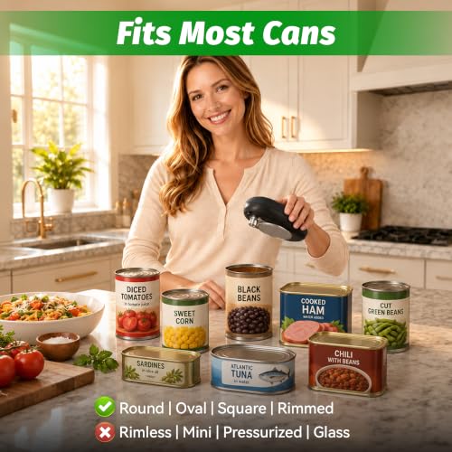 YitaiElite Electric Can Opener Automatic Hands-Free with Smooth Edge