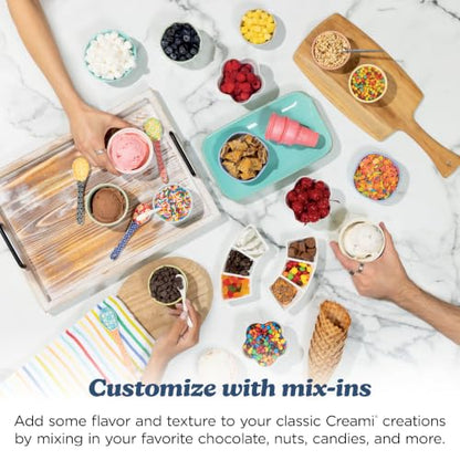 Ninja Creami Scoop&Swirl Ice Cream Maker Amazon Exclusive Bone & Champagne