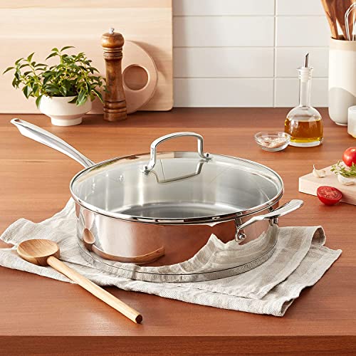 Cuisinart Professional Stainless Saute with Cover, 6-Quart