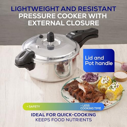 Universal (3.7 Qt / 3.5 L) Olla de Presion, Aluminum Pressure Pot