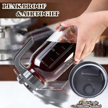 Cold Brew Coffee Maker 64oz Iced Coffee Maker with Stainless Steel Filter