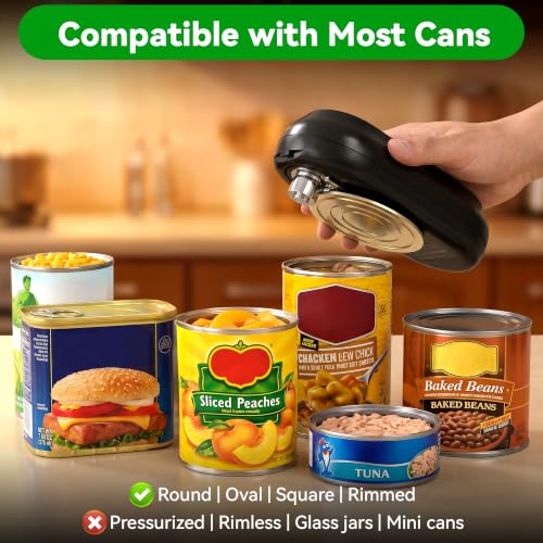 YitaiElite Electric Can Opener, Automatic Smooth Edge for Kitchen Seniors
