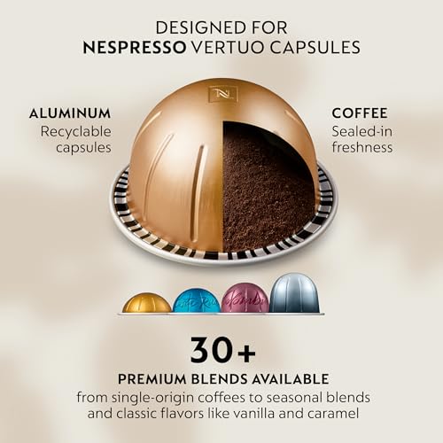 Nespresso Vertuo Coffee and Espresso Maker by Breville, Black