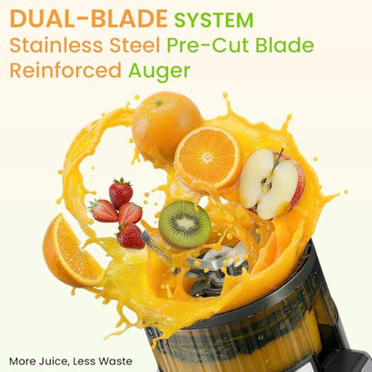 Puraflows Auramist Cold Press Juicer Machine, Juicers for Vegetable & Fruit