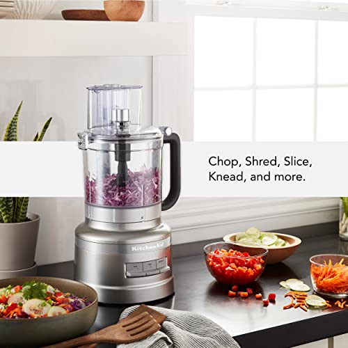 KitchenAid 13-Cup Food Processor, KFP1318, Contour Silver