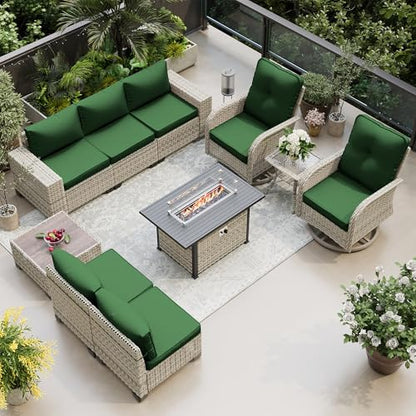 Outdoor Patio Furniture Set PE Wicker Rattan Outdoor Sectional Sofa